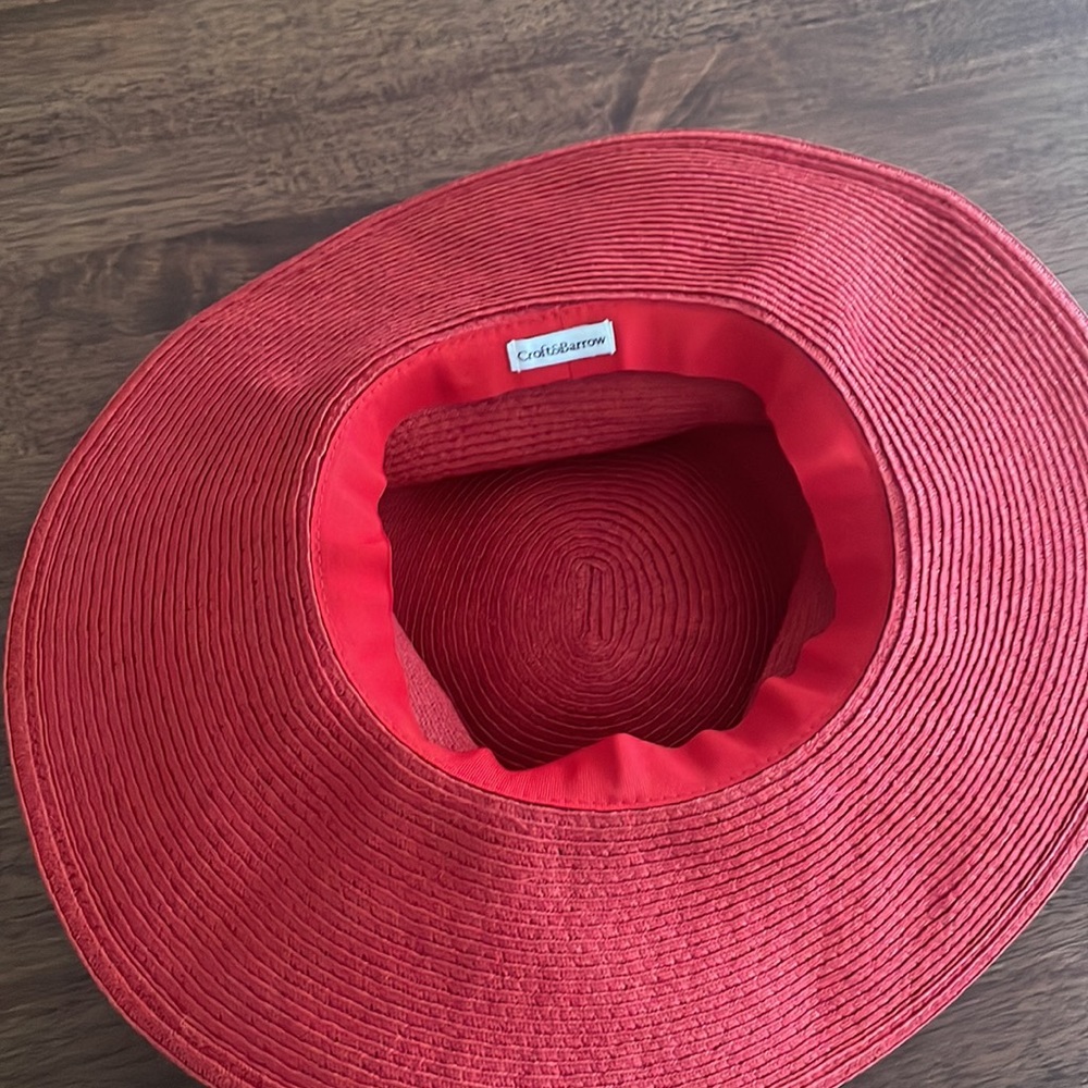 Croft & Barrow red floppy hat‎ - Picture 4 of 10